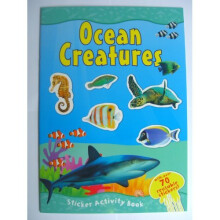 OCEAN CREATURES Sticker Activity Book (A4)