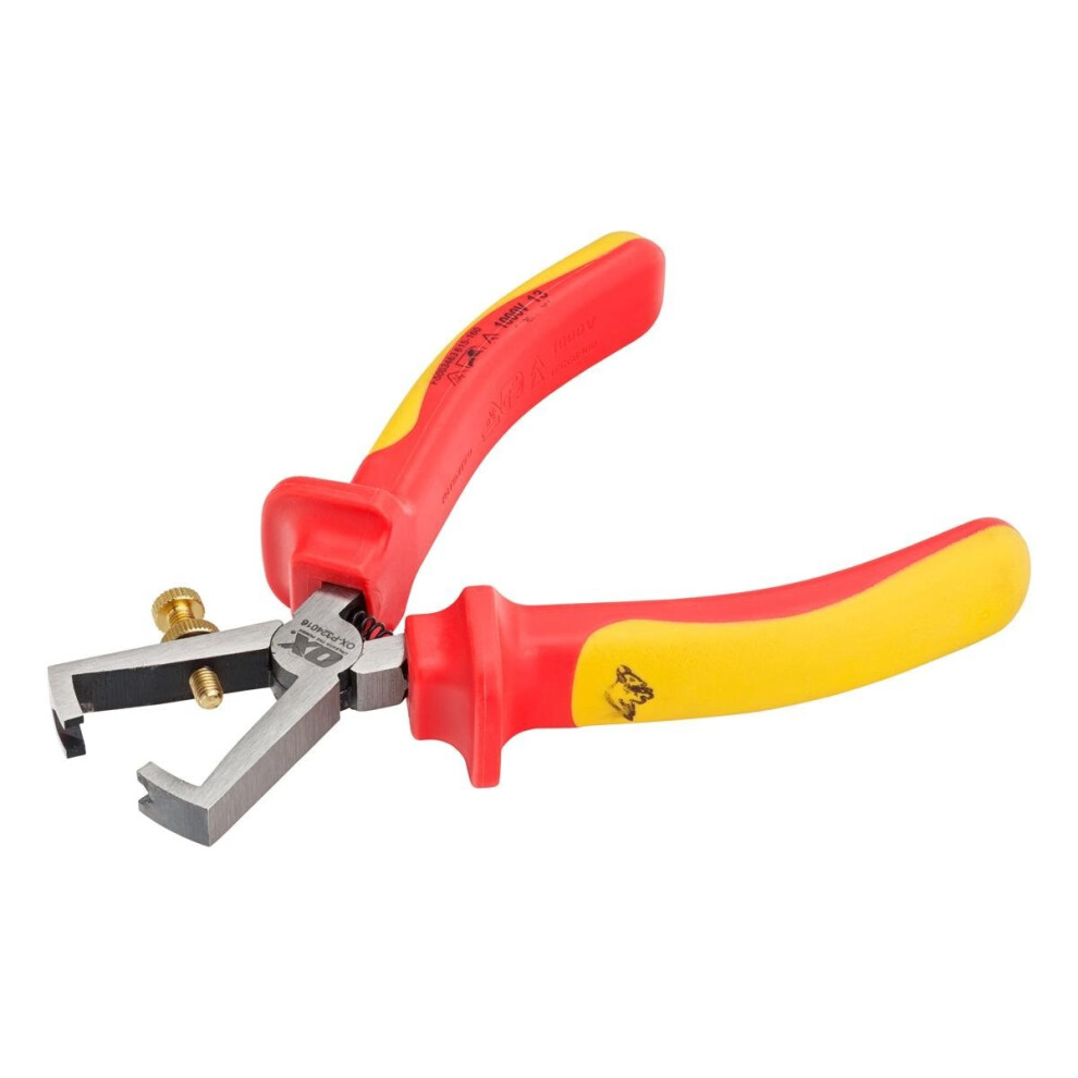 OX Pro VDE Wire Stripper Pliers 160mm