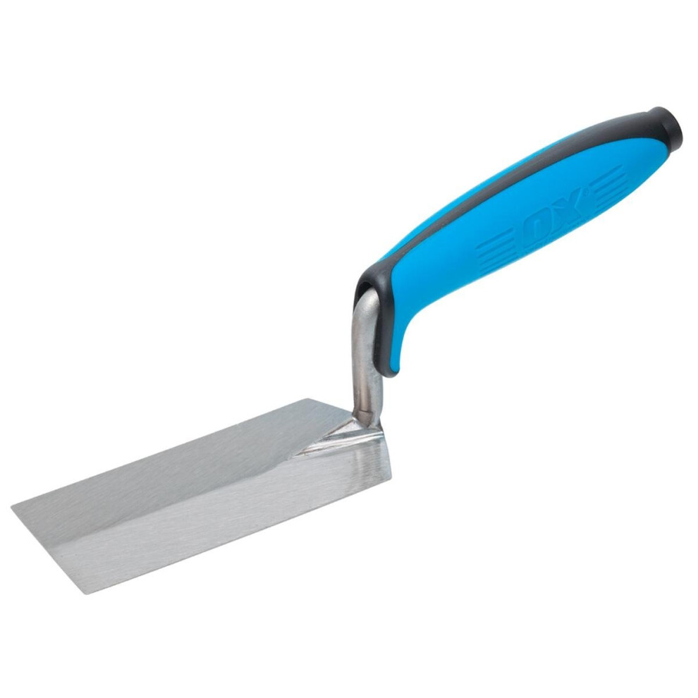 OX Pro Plasterers Margin Trowel with Duragrip Handle Carbon Steel - 125 x 50mm