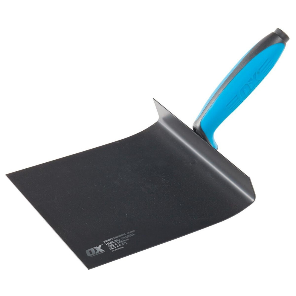 OX Pro Harling Trowel with Duragrip Handle - 165 x 165mm