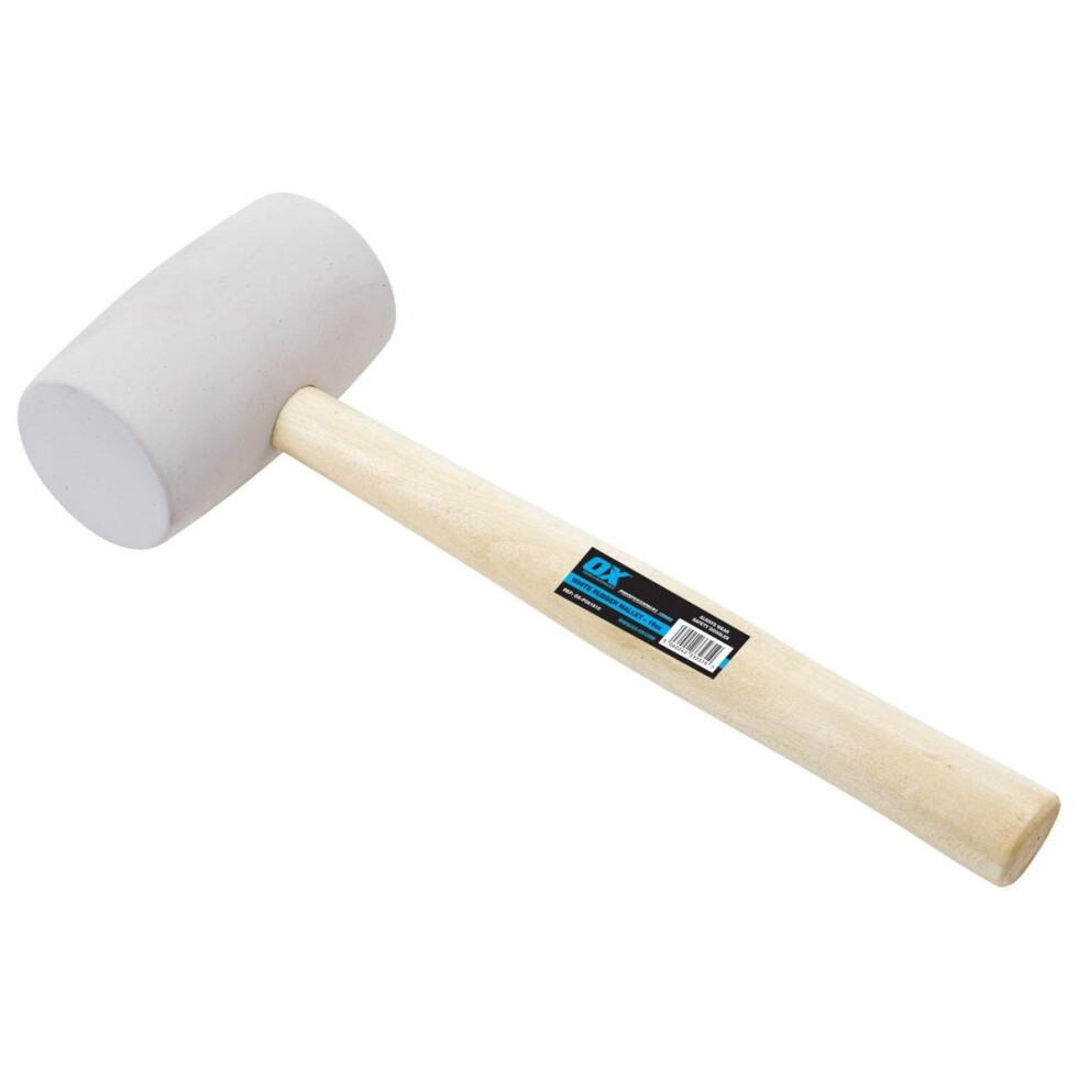 (16oz) OX Pro White Rubber Mallet (Various Sizes)