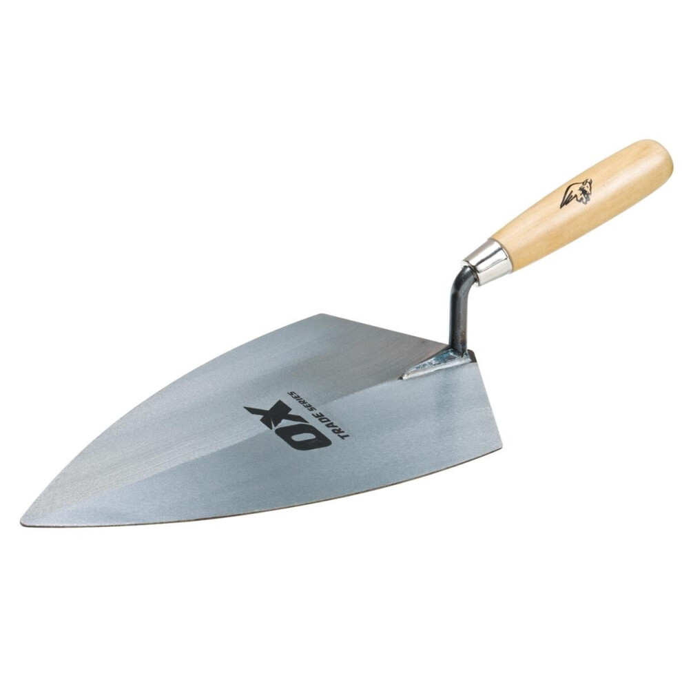 OX Trade Brick Trowel Carbon Steel Blade Philadelphia Pattern - 280mm