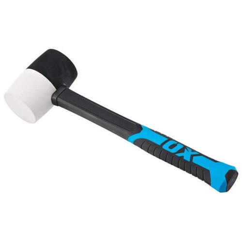 OX (24oz) OX Fibreglass Handle Combination Rubber Mallet (Various Sizes)