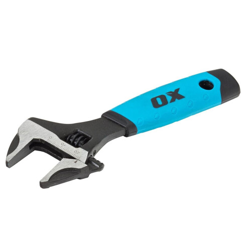 OX (150mm) OX Pro Series Soft Grip Adjustable Wrench (Various Sizes)