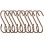 Premier Housewares Set of 10 Sorello Hanging Hooks, Iron, Bronze 1