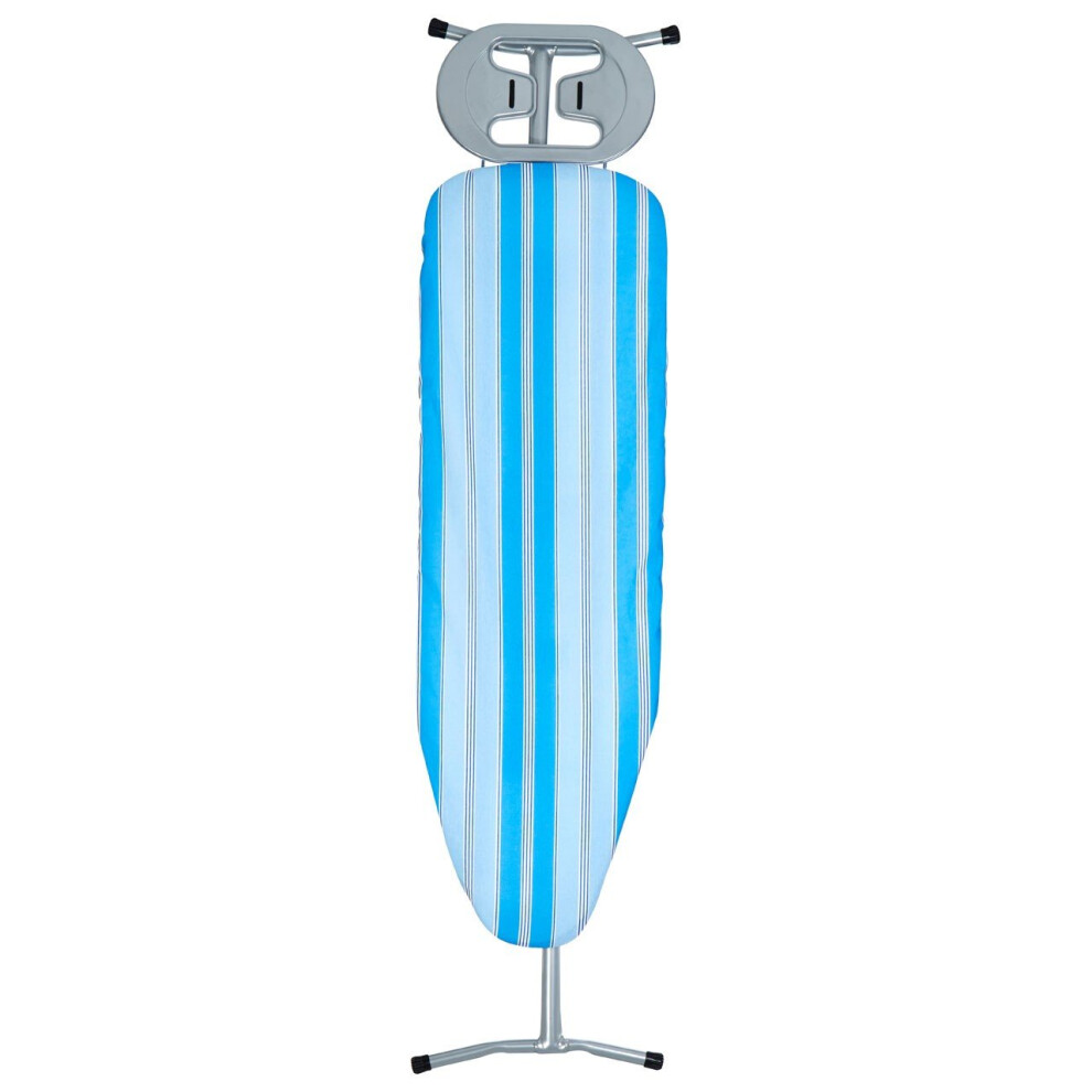 Blue Stripe Cover Ironing Board with Silver Frame