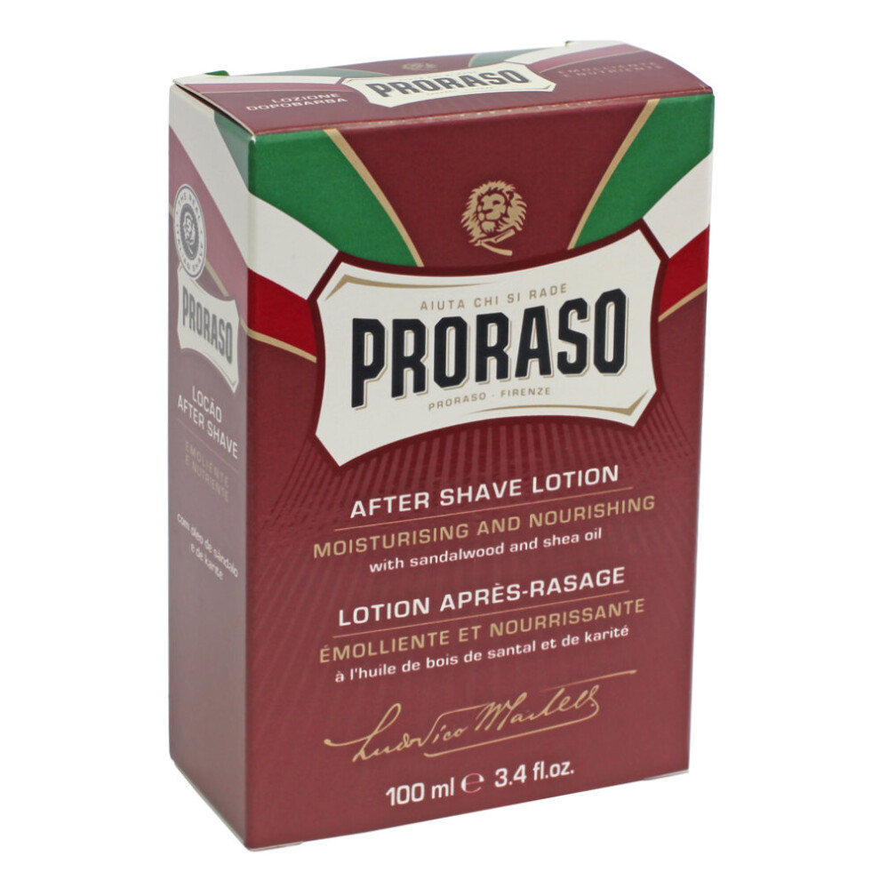 Proraso Sandalwood Oil & Shea Butter Aftershave 100ml