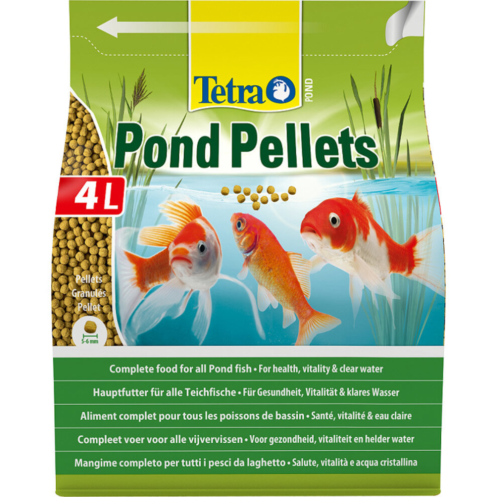 Tetra Pond Floating Food Pellets Medium 1030G (4 Litre)