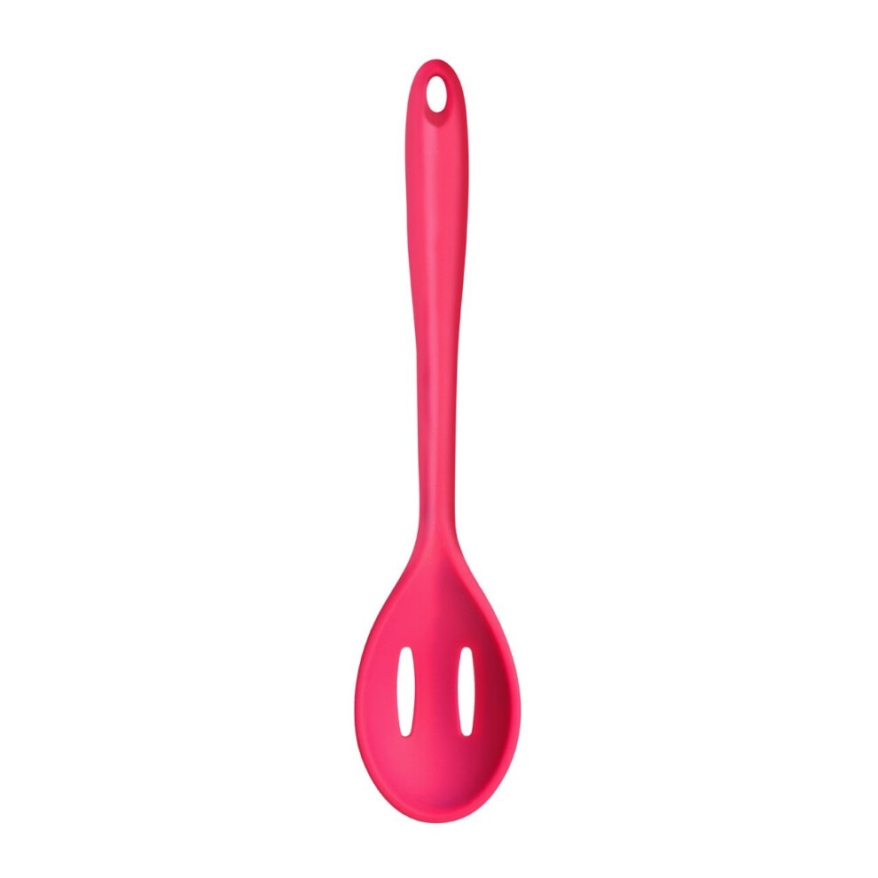 Premier Housewares Zing Silicone Slotted Spoon - Hot Pink