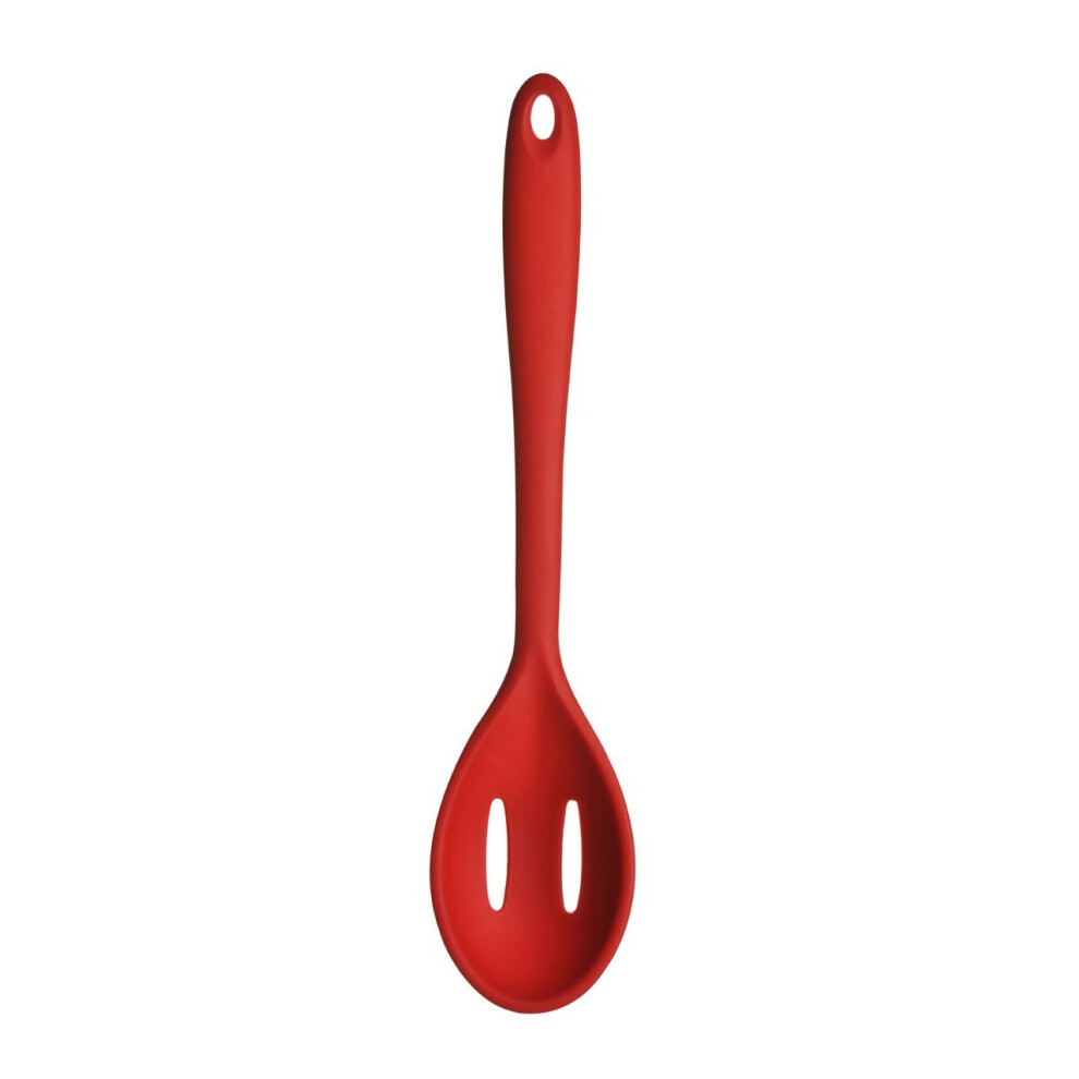 Premier Housewares Zing Silicone Slotted Spoon - Red