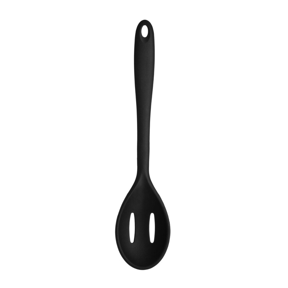 Premier Housewares Zing Silicone Slotted Spoon - Black