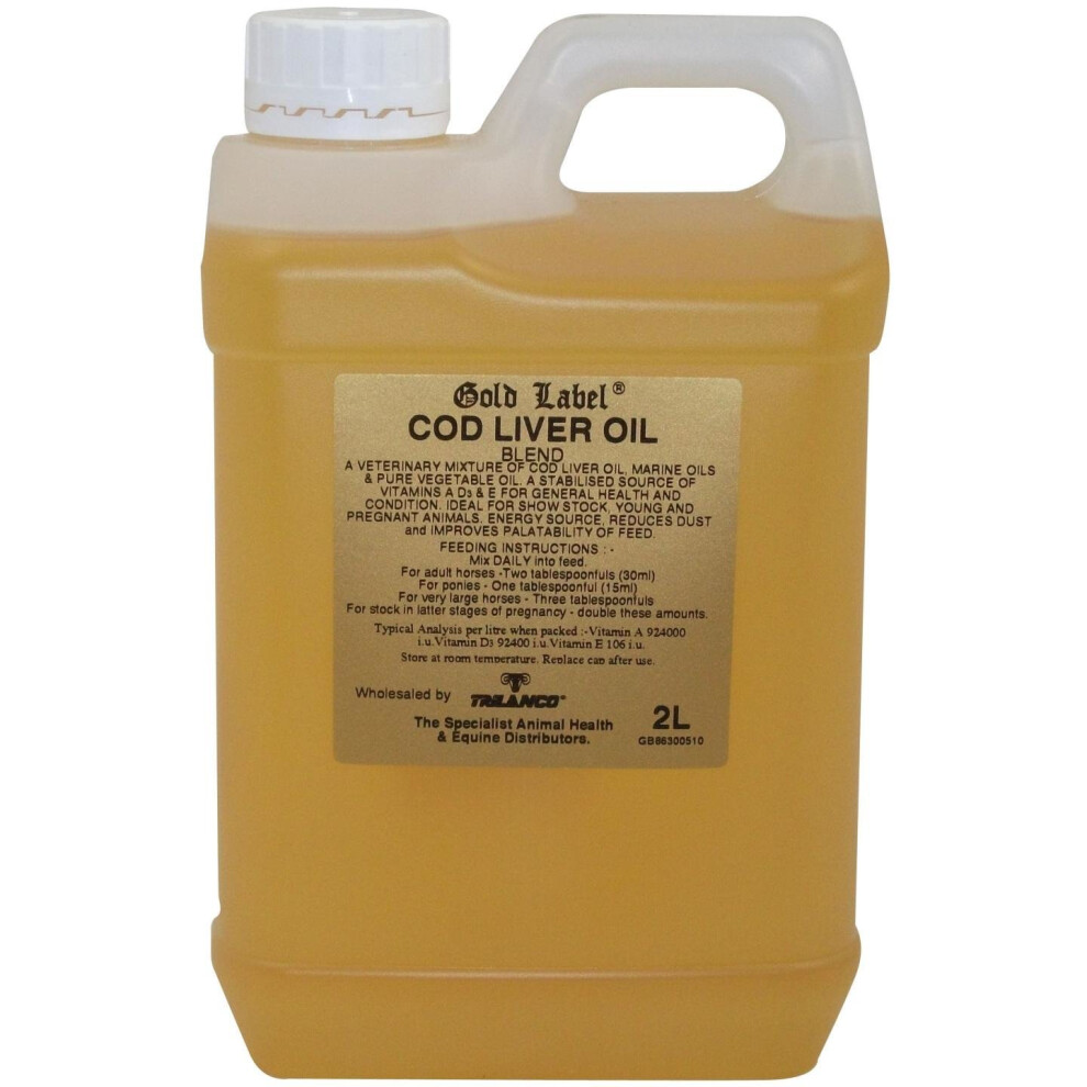 (2 Litre) Gold Label Cod Liver Oil