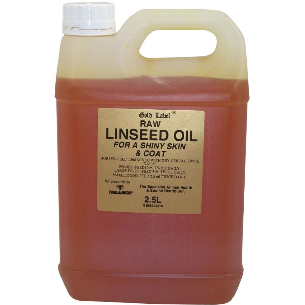 (2.5 Litre) Gold Label Linseed Oil (Flaxseed Oil)