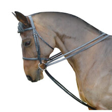 (Brown) Kincade Leather Draw Reins Set