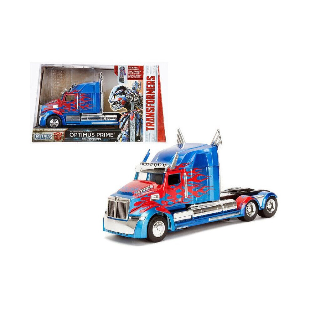 Photos - Action Figures / Transformers Transformers - Optimus Prime 1:24 Scale Metal Diecast Figure