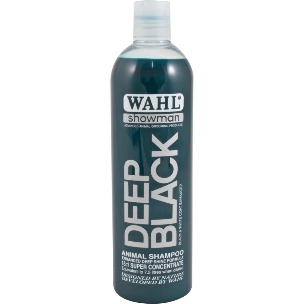 (Deep Black) Wahl Showman Shampoo 500 Ml