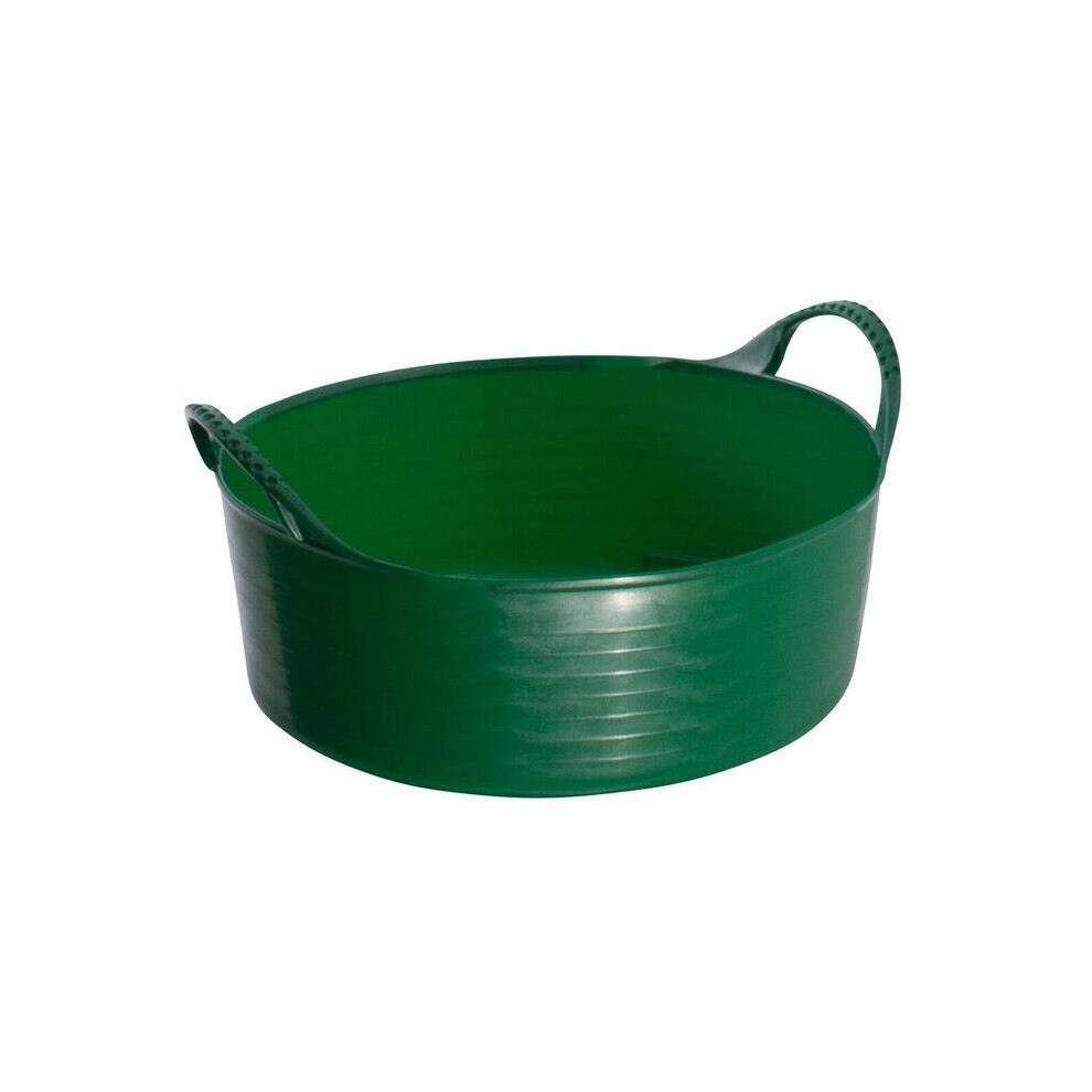 (Green) Tubtrug Flexible Mini Shallow Tub 5Ltr