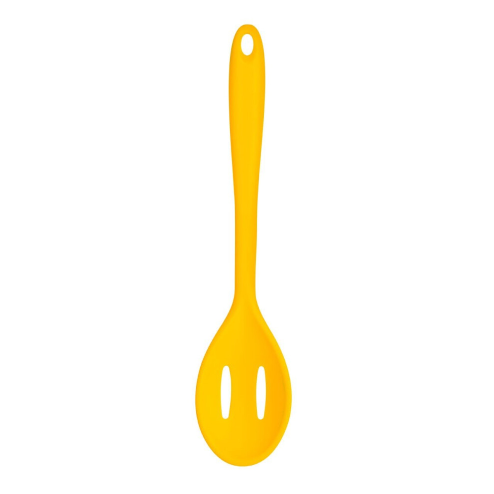 Premier Housewares Zing Silicone Slotted Spoon, Yellow