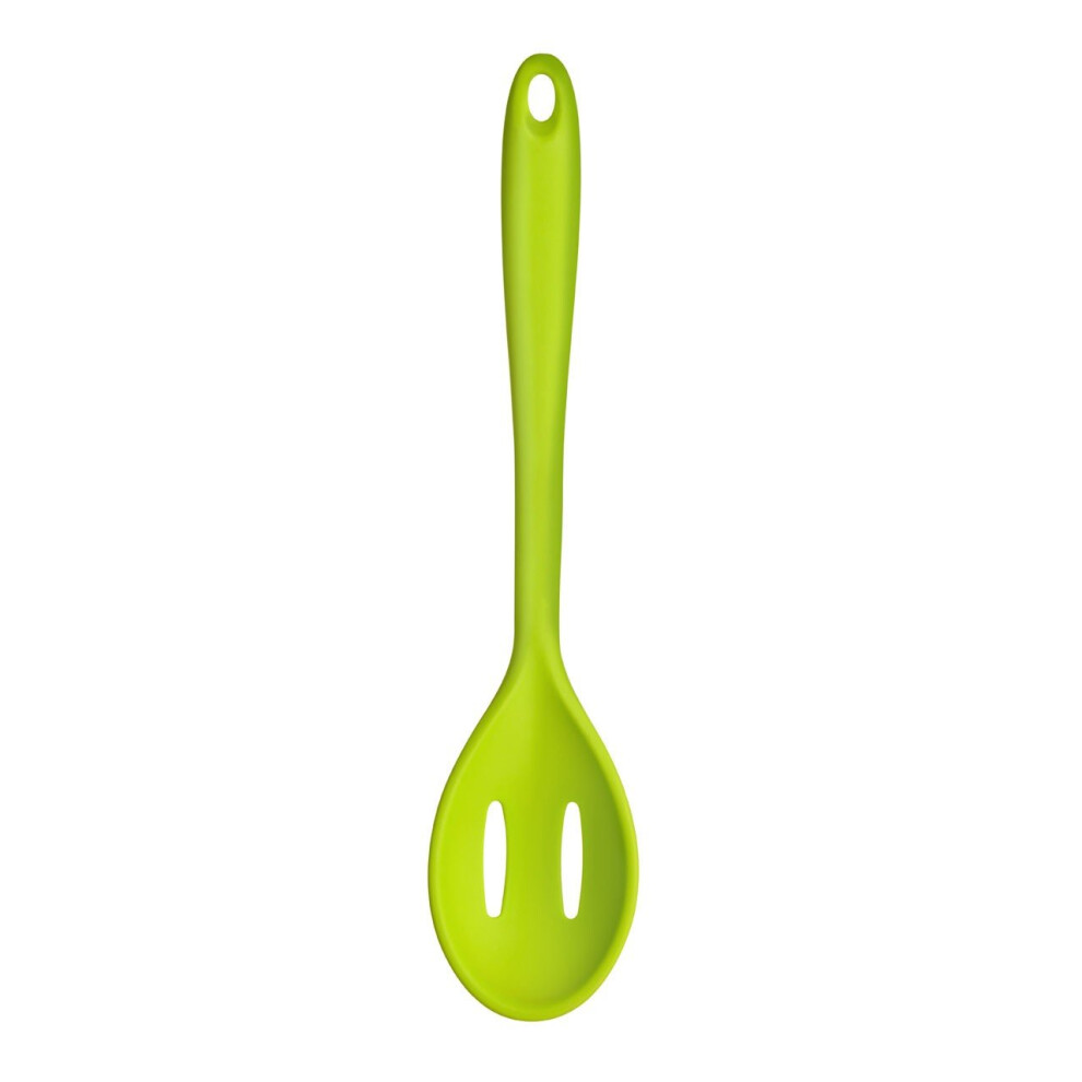 Zing Silicone Slotted Spoon - Lime Green