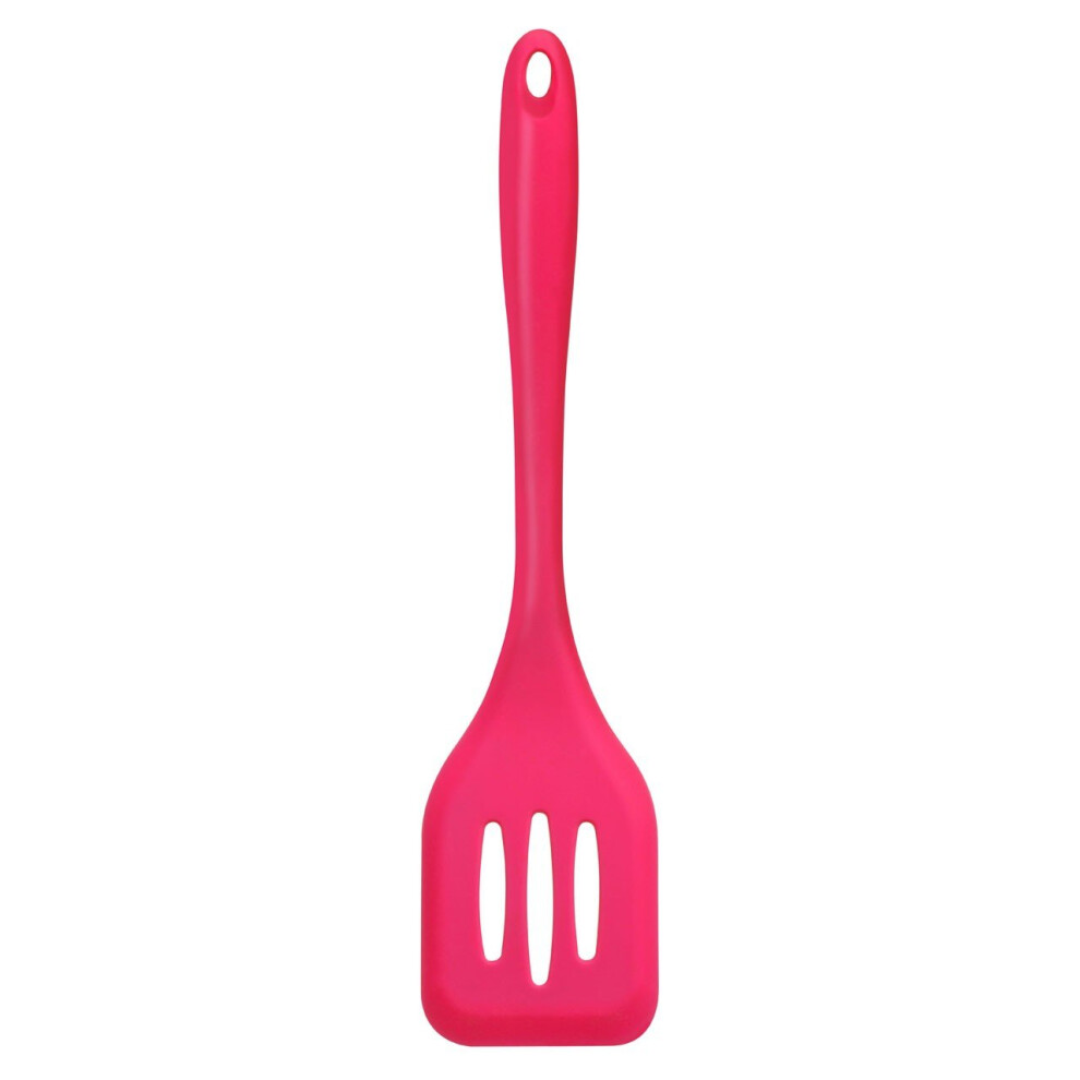 Premier Housewares Zing Silicone Slotted Turner - Hot Pink