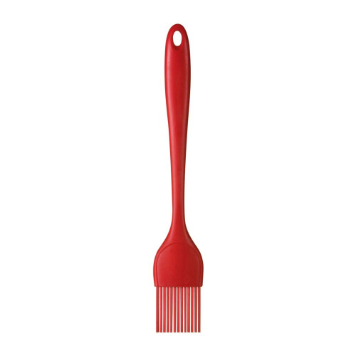 Premier Housewares Luxe Red Silicone Baking Brush, Kitchen Tool Safe For Non-Stick Cookware,Multi-Functional Brush For Greasing