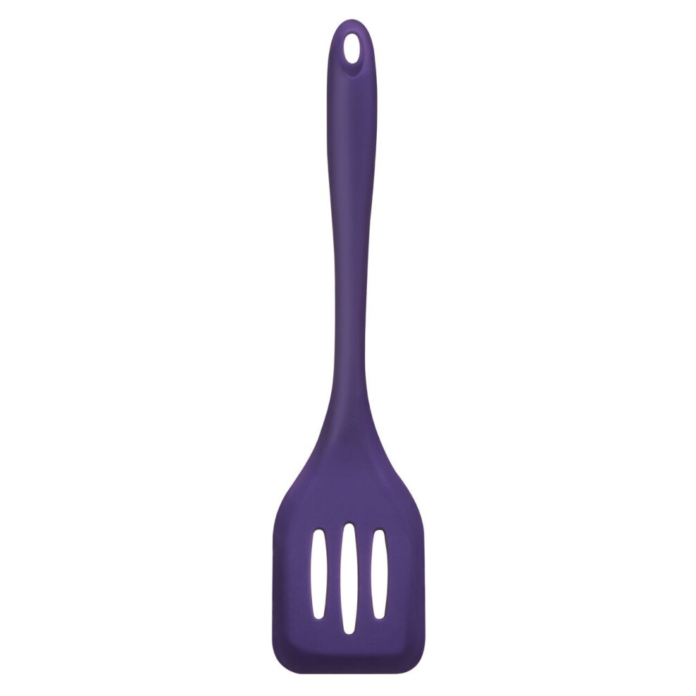 Zing Silicone Slotted Turner - Purple