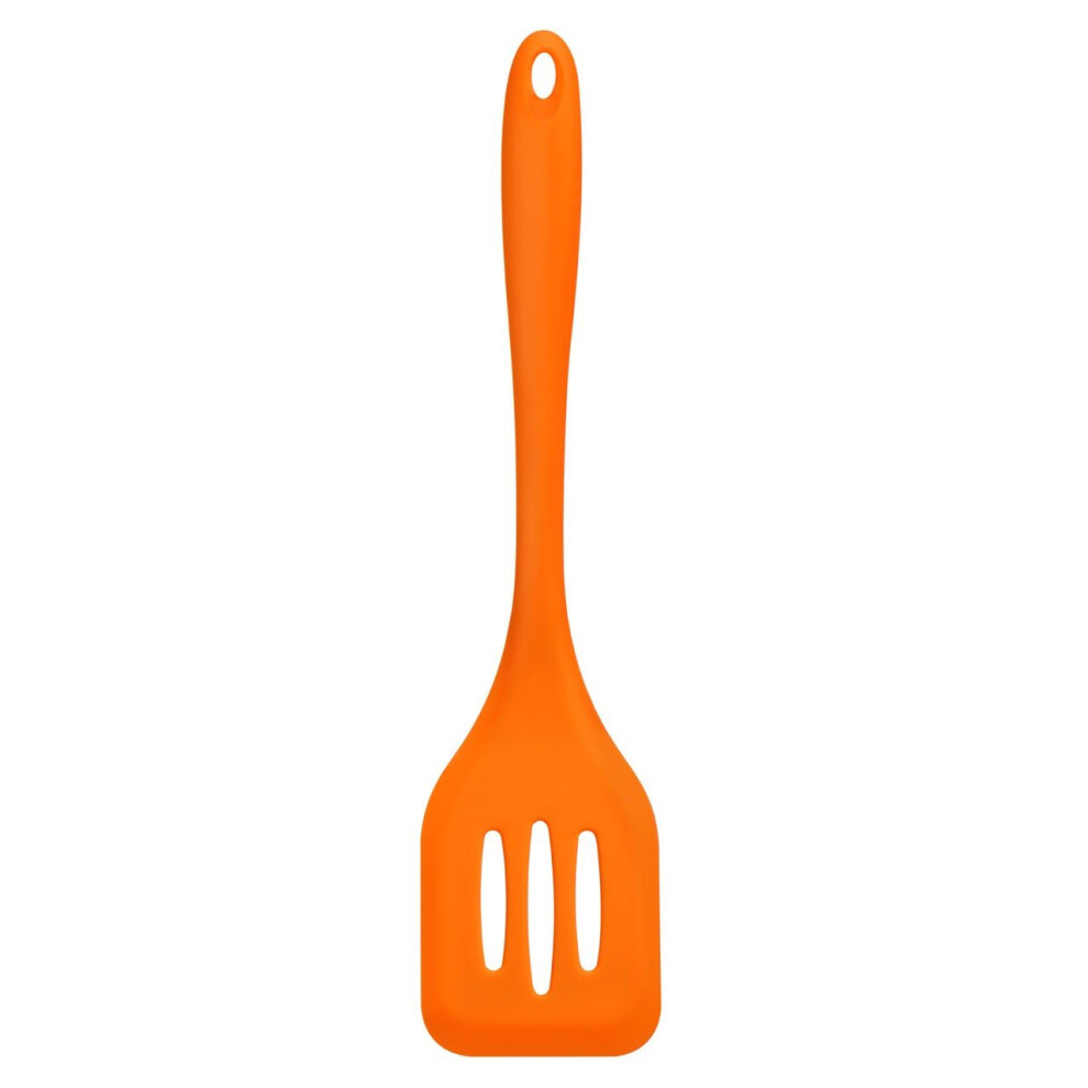 Zing Silicone Slotted Turner - Orange