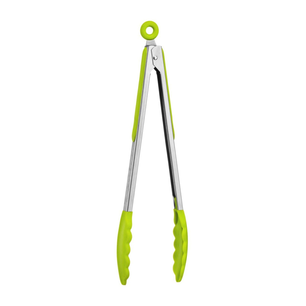 Zing Silicone Tongs - Lime Green
