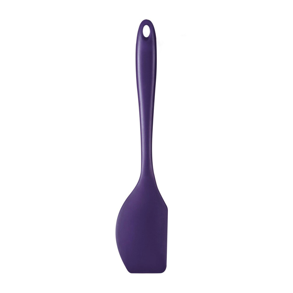 Purple Silicone Spatula,Heat-Resistant & Non-Stick Safe Turner,Rubber Kitchen Utensil,Ideal For Scraping