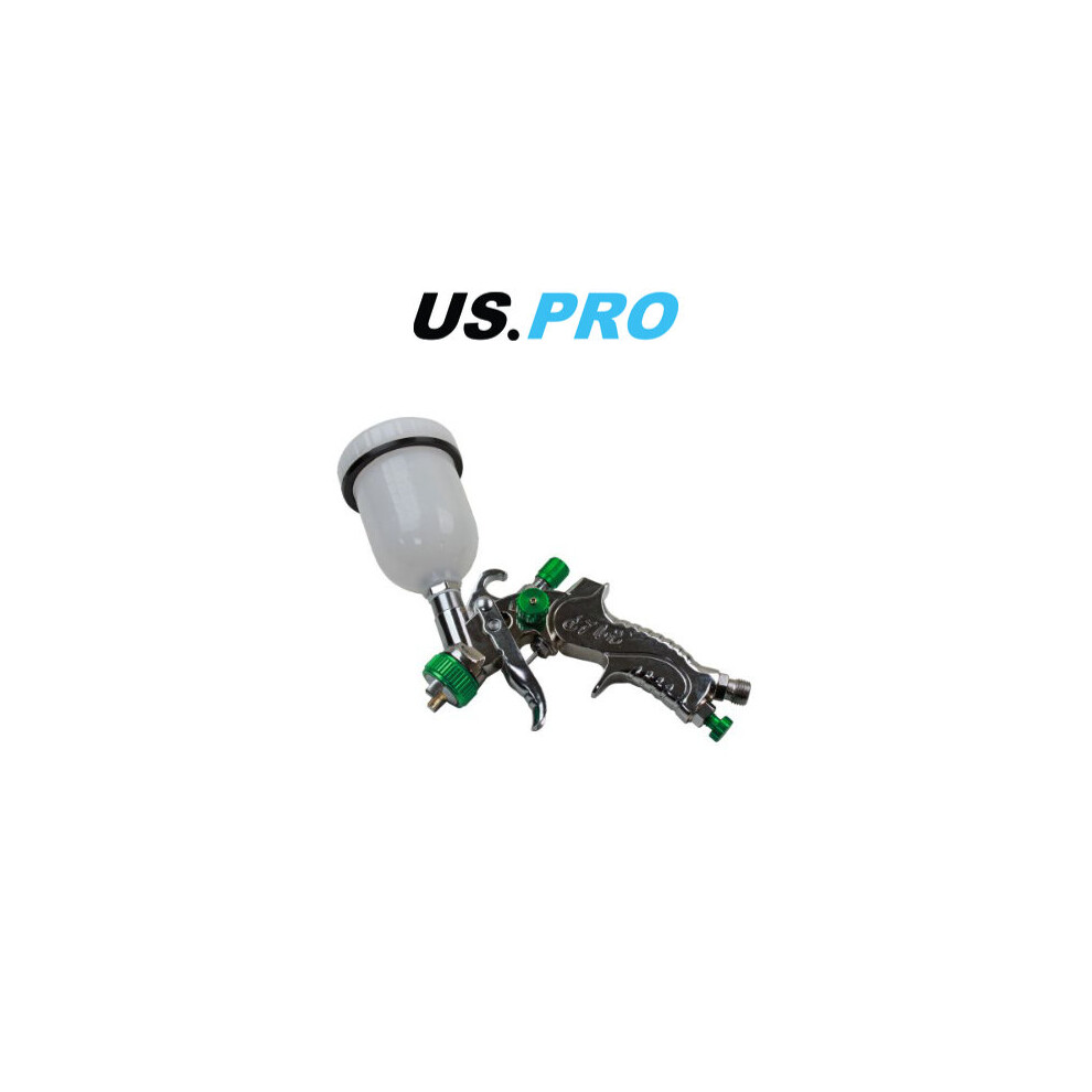 US PRO Mini HVLP Spray Gun 120ML Cup 1.0mm Nozzle 8771