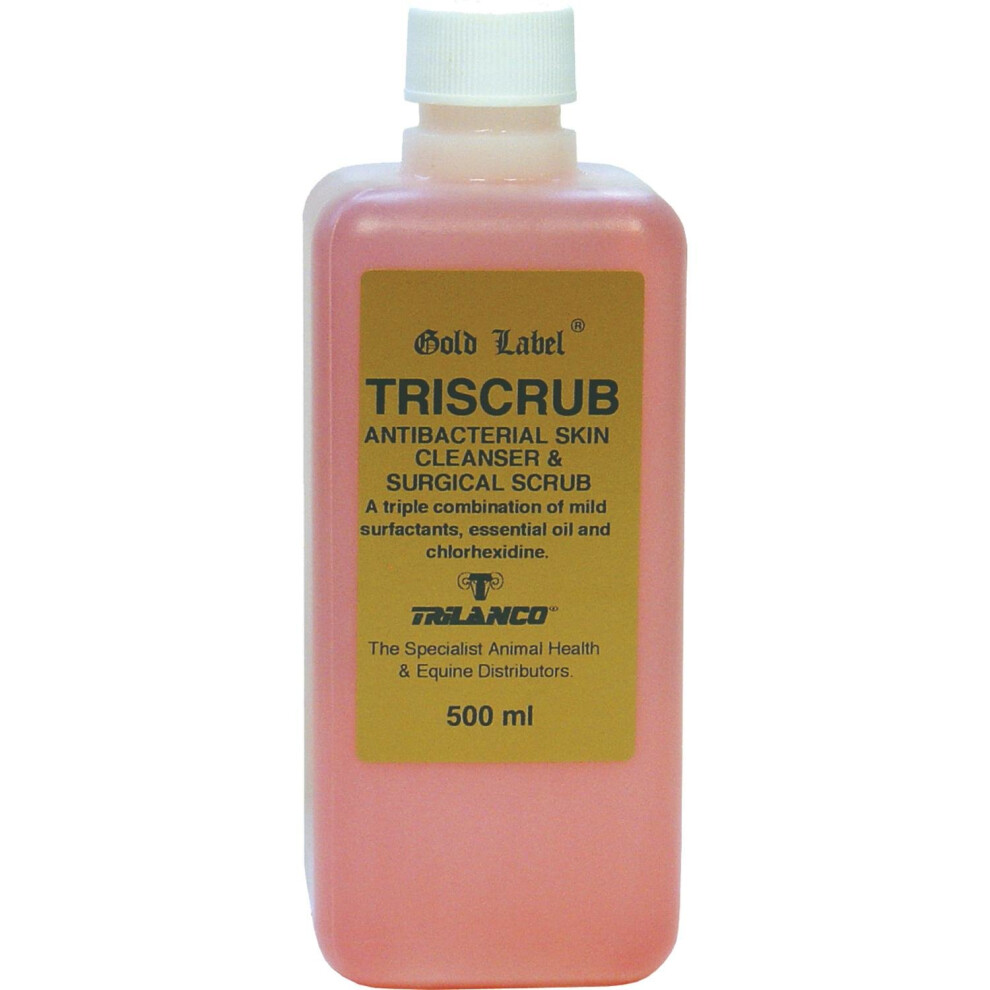Label (500 Ml) Triscrub Gold