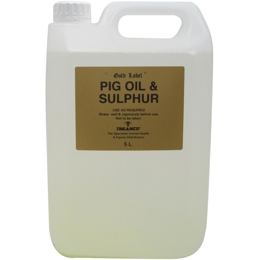 (5 Litre) Gold Label Pig Oil & Sulphur