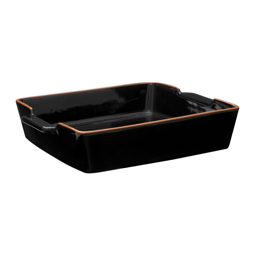 Calisto Square Baking Dish, Ceramic, 1.95 L - Black