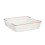Premier Housewares Calisto Square Baking Dish, Ceramic, 1.95 L - White 1