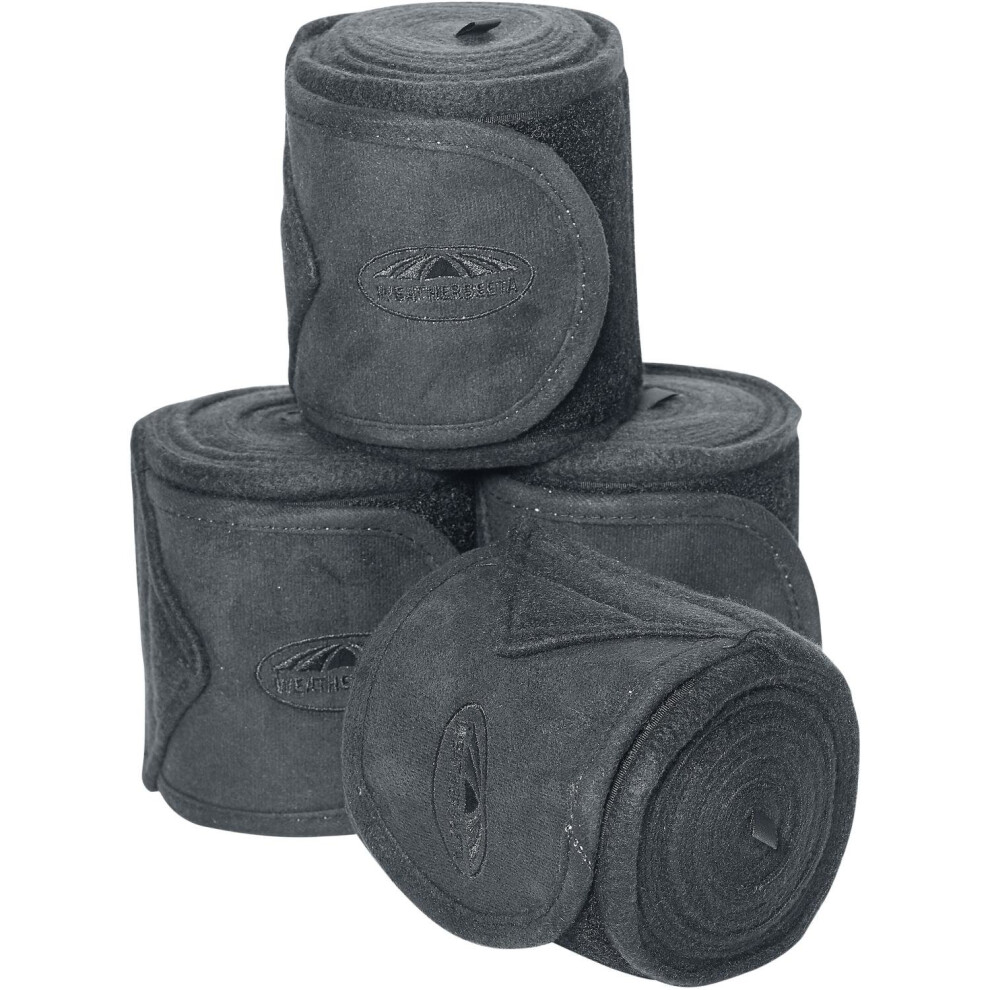 (Black) Weatherbeeta Fleece Bandage 4 Pack - 3.5M