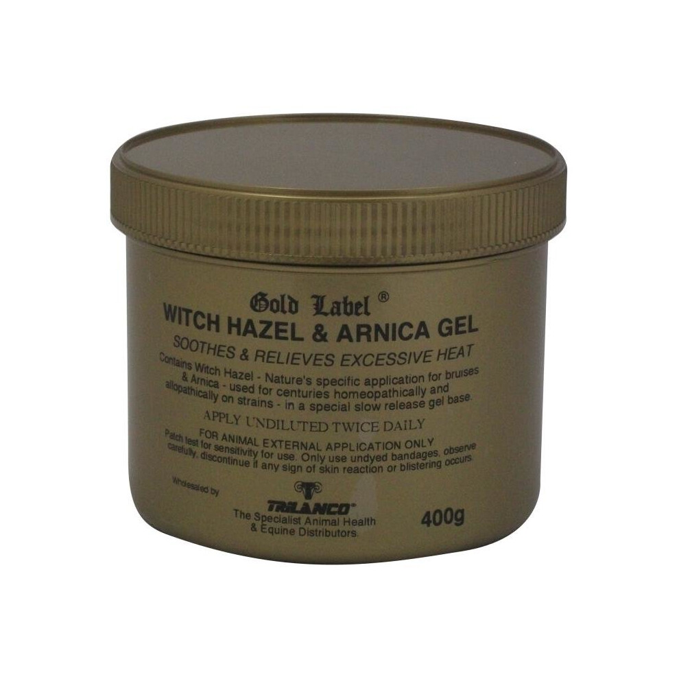 Gold Label Gold (400 Gram) Label Witch Hazel & Arnica Gel