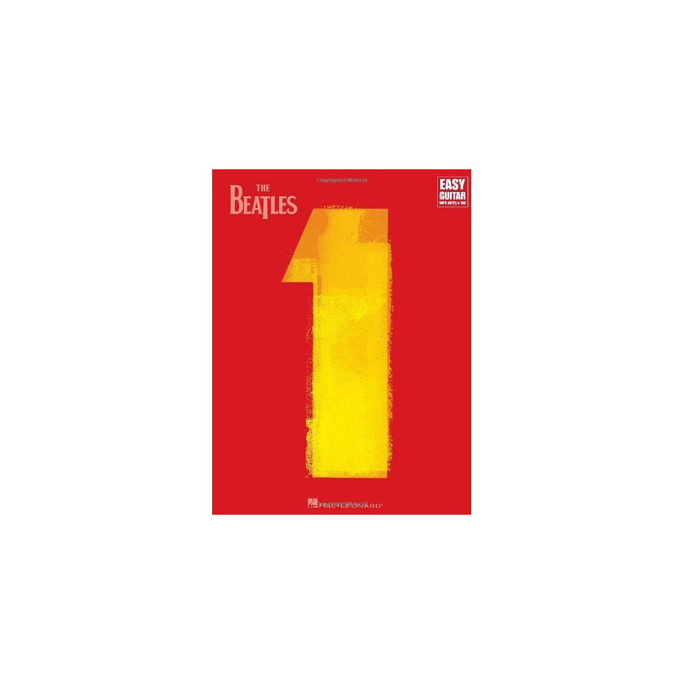 The Beatles - 1: For Easy Guitar with Riffs & Solos (with Tab) (Easy Guitar With Notes & Tab)