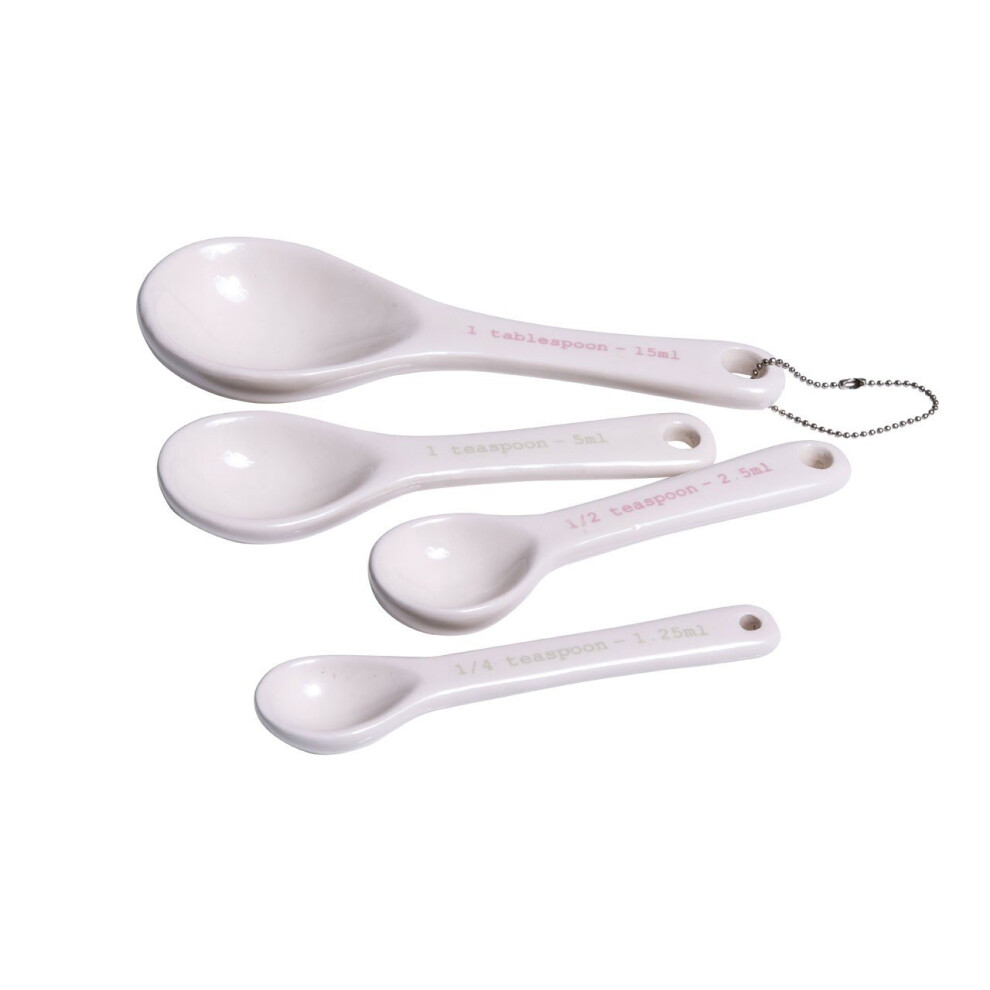 Premier Housewares Durable Set Of 4 Measuring Spoons, Precised Measuring Spoons For Efficient Baking, Charming Design Spoon