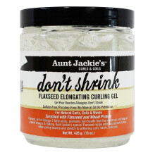 Gel Curling ?longateur Aunt Jackie's ? la Lin pour Cheveux Naturels, Anti-S?cheresse, 15 oz - Curls, Coils et Waves