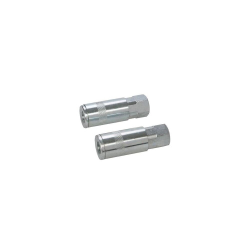 Silverline Air Line Quick Coupler 2pk - 1/4" BSP