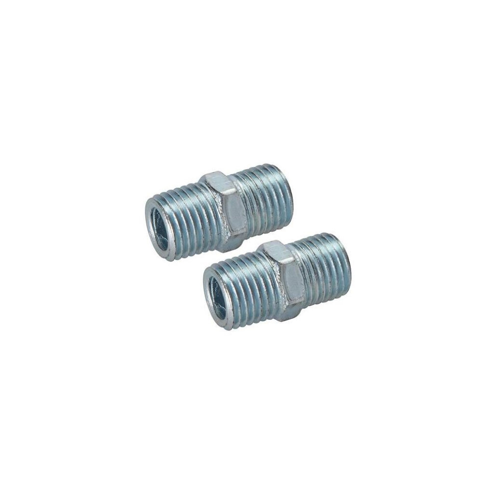 Air Line Equal Union Connector 2pk - 1/4" BSPT