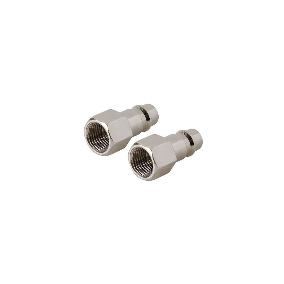 Euro Air Line Bayonet Female Thread Coupler 2Pk - 1/4" Bsp 5024763119743