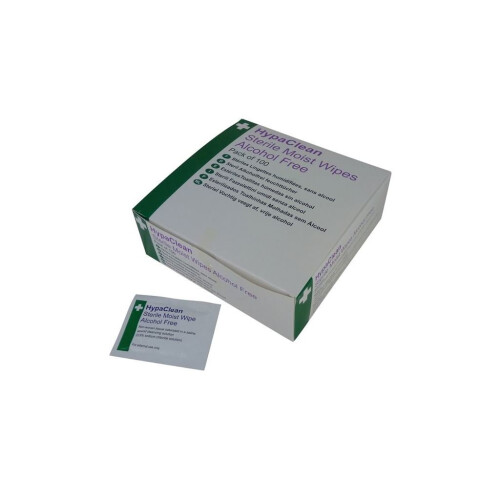 HypaClean Sterile Moist Wipes - Pack of 100