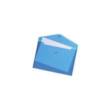 A4 Envelope Wallets - Blue - Pack of 5