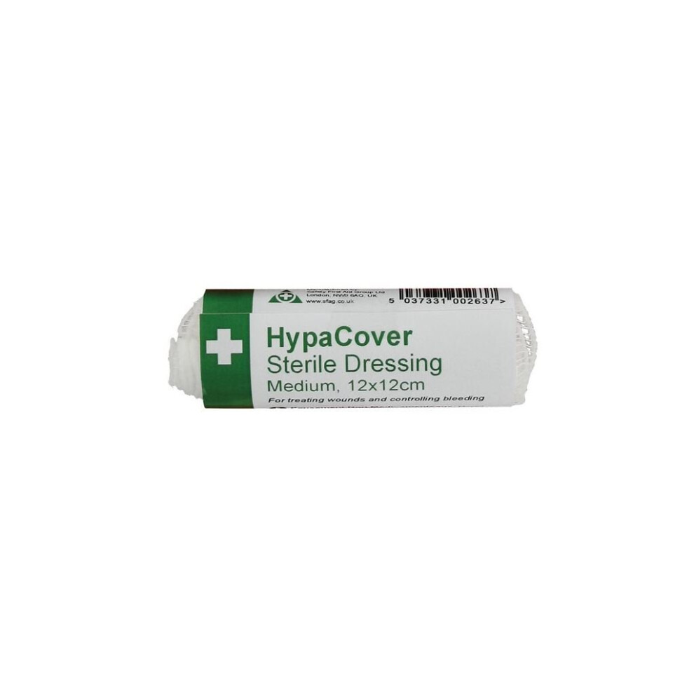 Safety First Aid Hypacover Medium Sterile Dressings - 12 X 12Cm - Pack Of 6