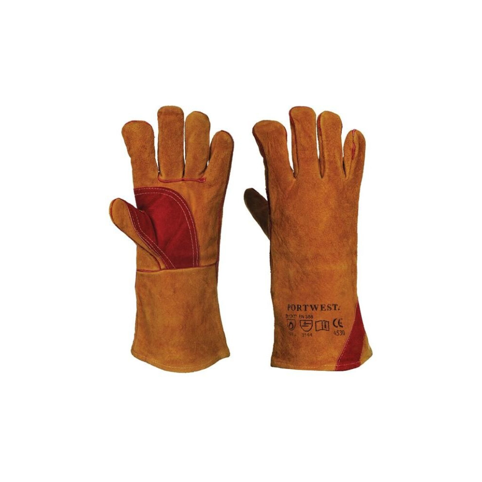Reinforced Welding Gauntlets - Brown - X Large - XL