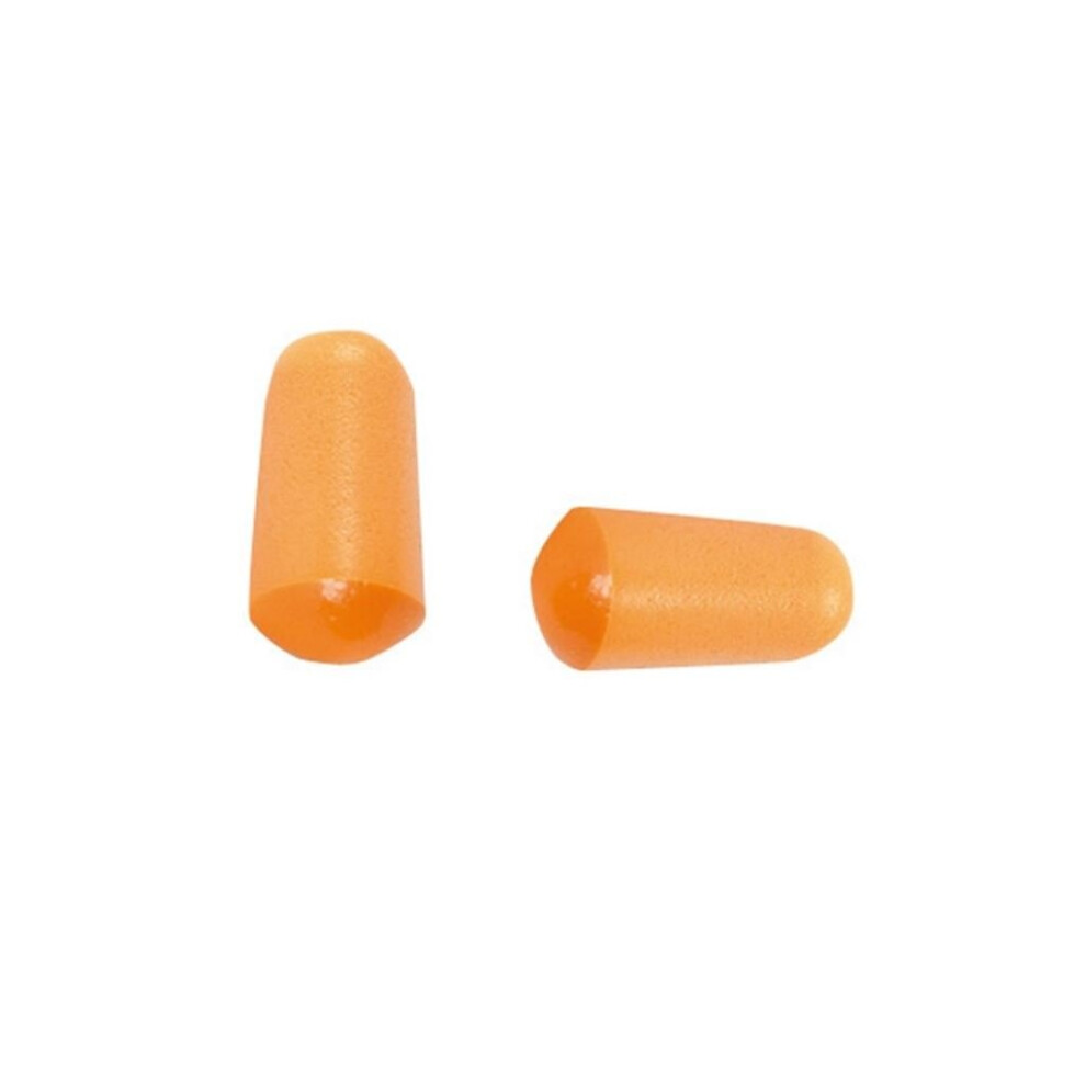 PU Foam Ear Plugs - Orange - Pack of 200 Pairs
