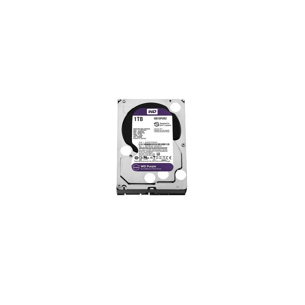 Western Digital Wd 3.5'' Sata 6Gb/S 1Tb 5400Rpm Hdd Purple