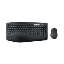 Logitech MK850 Wireless Keyboard and Mouse Combo (USB, Bluetooth, QWERTY UK Layout) - Dark Grey