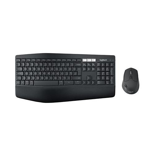 Logitech Logitech MK850 Wireless Keyboard and Mouse Combo (USB, Bluetooth, QWERTY UK Layout) - Dark Grey